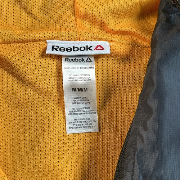 Reebok Black Windbreaker Jacket - Picture 8 of 8